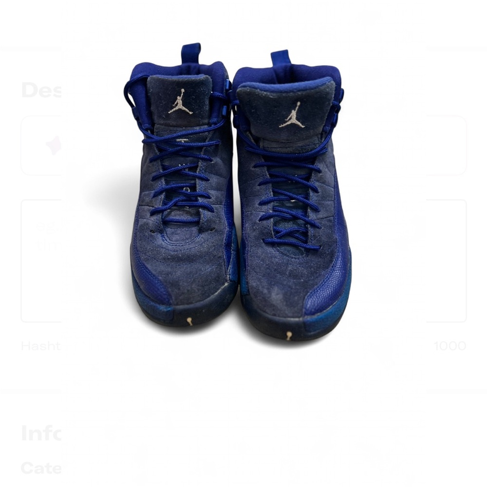 Jordan Navy High-Top Sneakers
